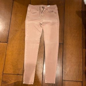 pink jeans